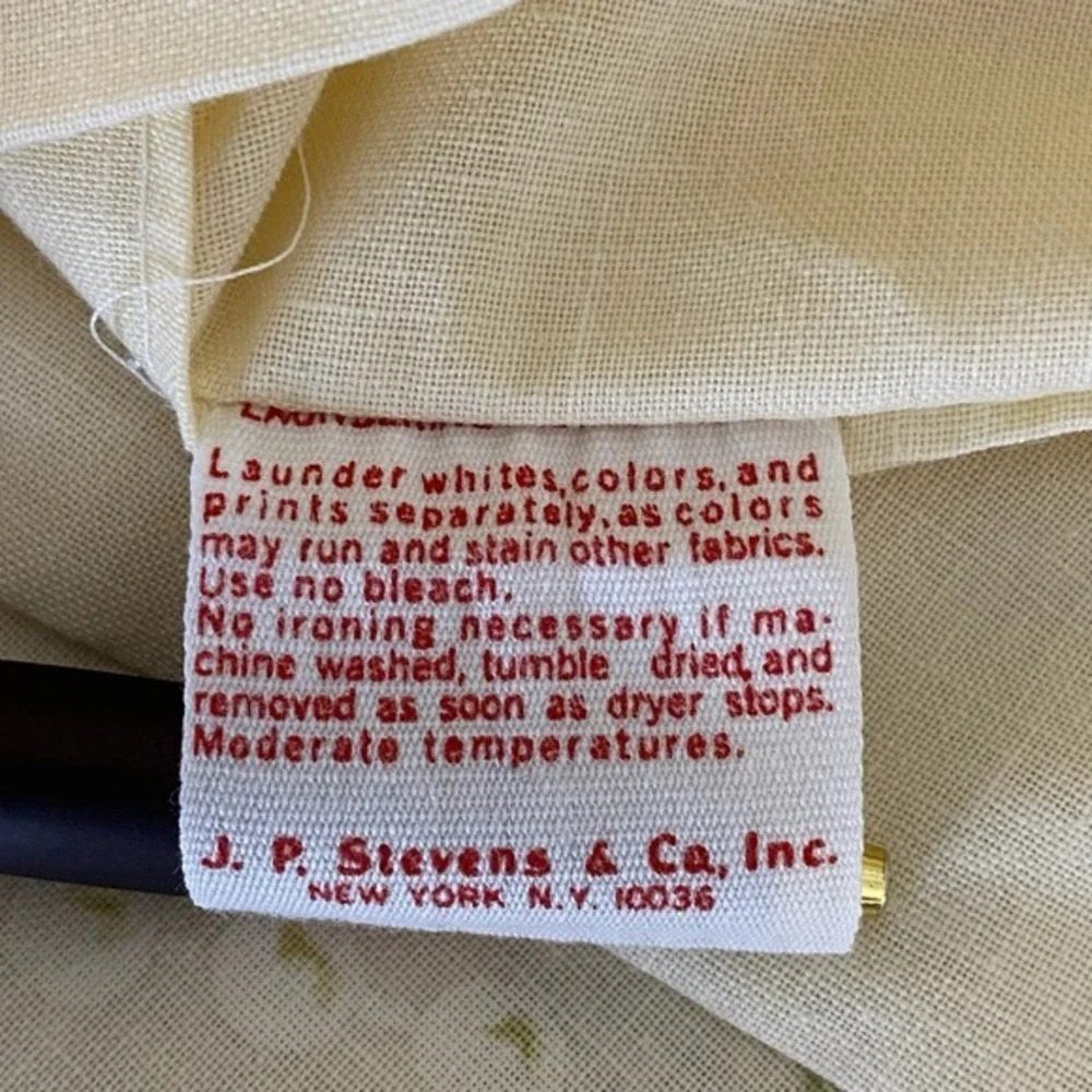 Vtg JP Stevens Tastemaker Pillowcase 20x31‎ Standard Queen Muslin Floral Cottage